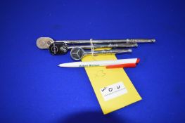 Three Snap-On 1/4” Drive Ratchets 3”, 5” and 7.5”