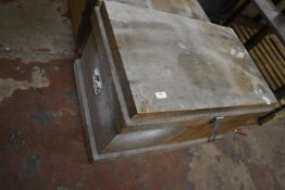 Wooden Tool Chest and Contents