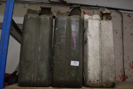 Three 20L Jerry Cans