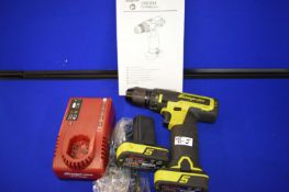 Snap-On CBR EU761AHV Battey Drill/Driver with Two Batteries Battery, and Charger