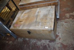 Wooden Tool Chest and Contents