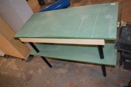 Two Tier Table 120x52cm x 80cm tall