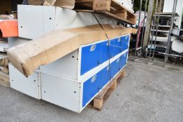 *Five Banks of Four Lockers