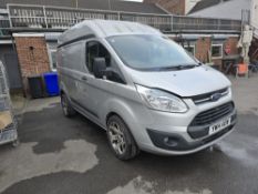 Ford Transit Custom 270 Trend, Reg: YW14 AEM, 88725 Miles, No MOT, has V5 and Two Keys