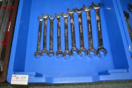 Snap-On Open-End Spanners 10mm - 18mm (tray not included)