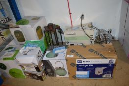 *Quantity of Assorted Lighting Including Solar Shed Lighting, Solo Lanterns, and a Garage Kit