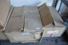 Box of Assorted Ceiling Lights, and European Two Gang Sockets