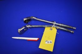 Two Snap-On 3/8” Drive Angled Flexible Head Ratchet