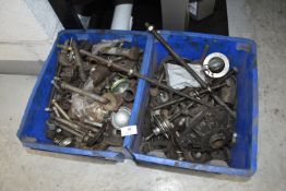 *Contents of Two Tubs to Include Various Nuts, Bolts, and Other Fixings