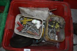 *Box of Assorted Hardware Including Screws, Wall Plugs, etc.