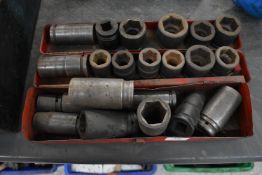 *Two Trays of 3/4” Drive Impact Sockets