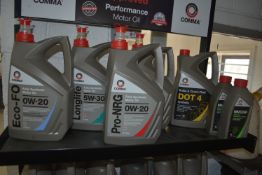 *Contents of Shelf to Include Assorted Oils