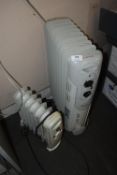 *Oil Filled Electric Radiator, and an Under Desk Heater