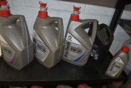 *Contents of Shelf to Include Assorted Oils