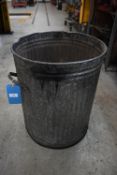 *Galvanised Bin
