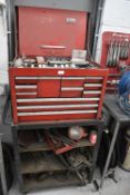 *Tool Chest on Trolley 85x49cm x 130cm tall Including Contents