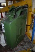 *Green 20L Jerry Can with Filler Hose