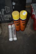 *2x 750ml Survey Marker Paint, and 2x 400g Multipurpose Grease Tubes