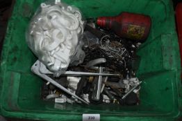 *Tub of Chains, Padlock, etc.