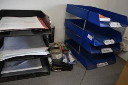 *Assorted Desk Tidies, Three Stapler, Tippex, etc.