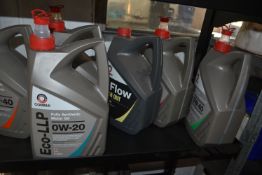 *Contents of Shelf to Include Assorted Oils