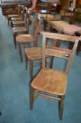 Set of Six Victorian Prayer Chairs