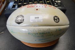 Signed Rugby Ball Hull 1982