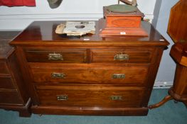 Victorian Mahogany Two Over Two Chest of Drawers