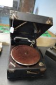 Columbia Portable Gramophone Player with 78rpm Records