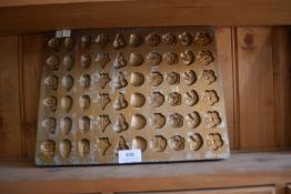 Vintage Chocolate Mould Fruits, Shells, etc.