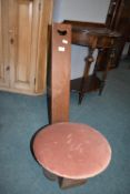 1930’s Oak Upholstered Welsh Spinning Chair