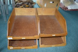 *Four Haberdasher’s Shop Display Drawers
