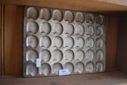 Vintage Chocolate Mould Shell Design