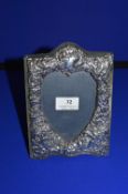 Hallmarked Sterling Silver Photo Frame - London 1988