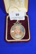 9ct Gold Locket with Two Child Portraits