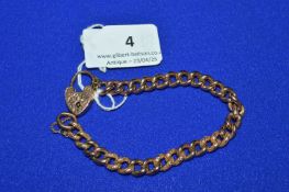 9ct Gold Chain Bracelet and Locket ~13g