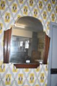 1930’s Oak Framed Bevelled Edge Mirror