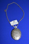 Hallmarked Silver Locket - Birmingham 1978, ~44g