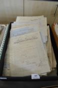 Large Collection of Business Papers Relating to Samuel Lightfoot of Springhead, Hull