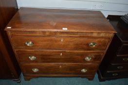 Georgian Mahogany Three Drawer Chest