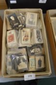 Cigarette Cards Including Military, Sporting, and Famous Figures