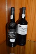 Two Bottles of Fonsca Vintage Port