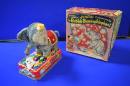 Jumbo Bubble Blowing Tinplate Elephant