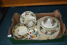 1930's Hand Painted Country Pottery by Adams etc.