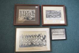 Framed Vintage Hull Kingston Rovers Photographs, etc.