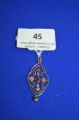 9ct Gold Pendant with Garnets ~2g