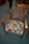 Berger Backed Low Armchair (requires restoration)