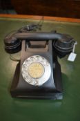 GPO Black Bakelite Telephone