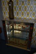 1950’s Mirror Backed Glazed Display Cabinet