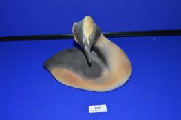 Helmsdale Pottery of Scotland Great Crested Grebe Figure